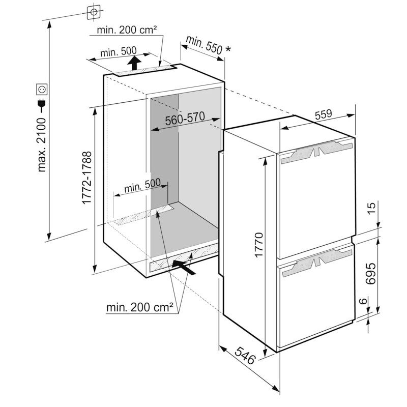 Frigorífico Combi Liebherr | ICNdi5153-20 Prime