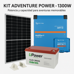 Kit de autoconsumo 1300 W - Kit ADVENTURE POWER