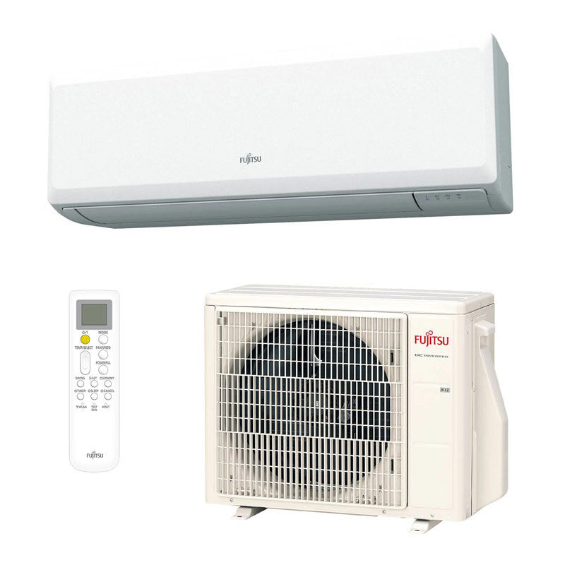 Fujitsu Conjunto split aire acondicionado R-32 ASY35-KN wifi